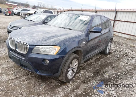 2013 BMW X3 xDrive28I from USA, damaged, VIN 5UXWX9C52D0A17679